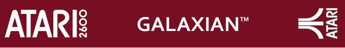 Galaxian logo for Atari 2600